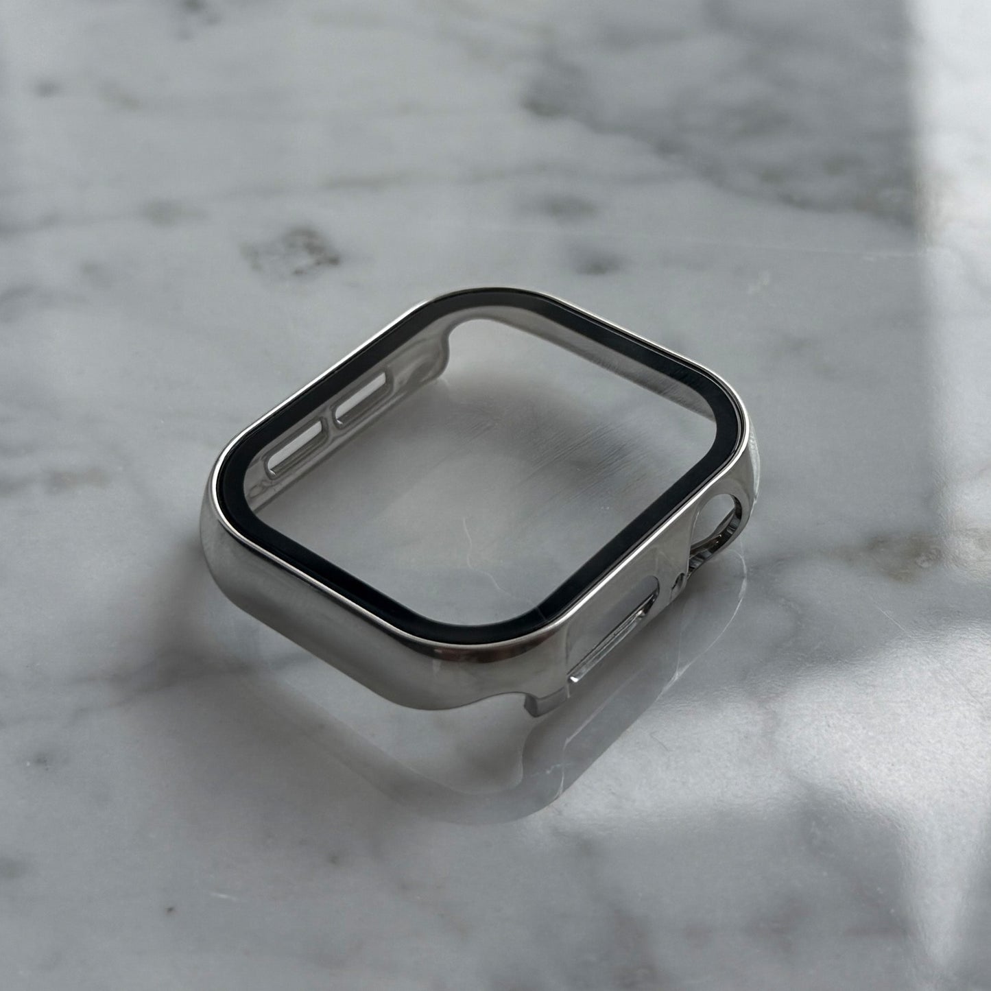 APPLE WATCH TEMPERED GLASS CASE